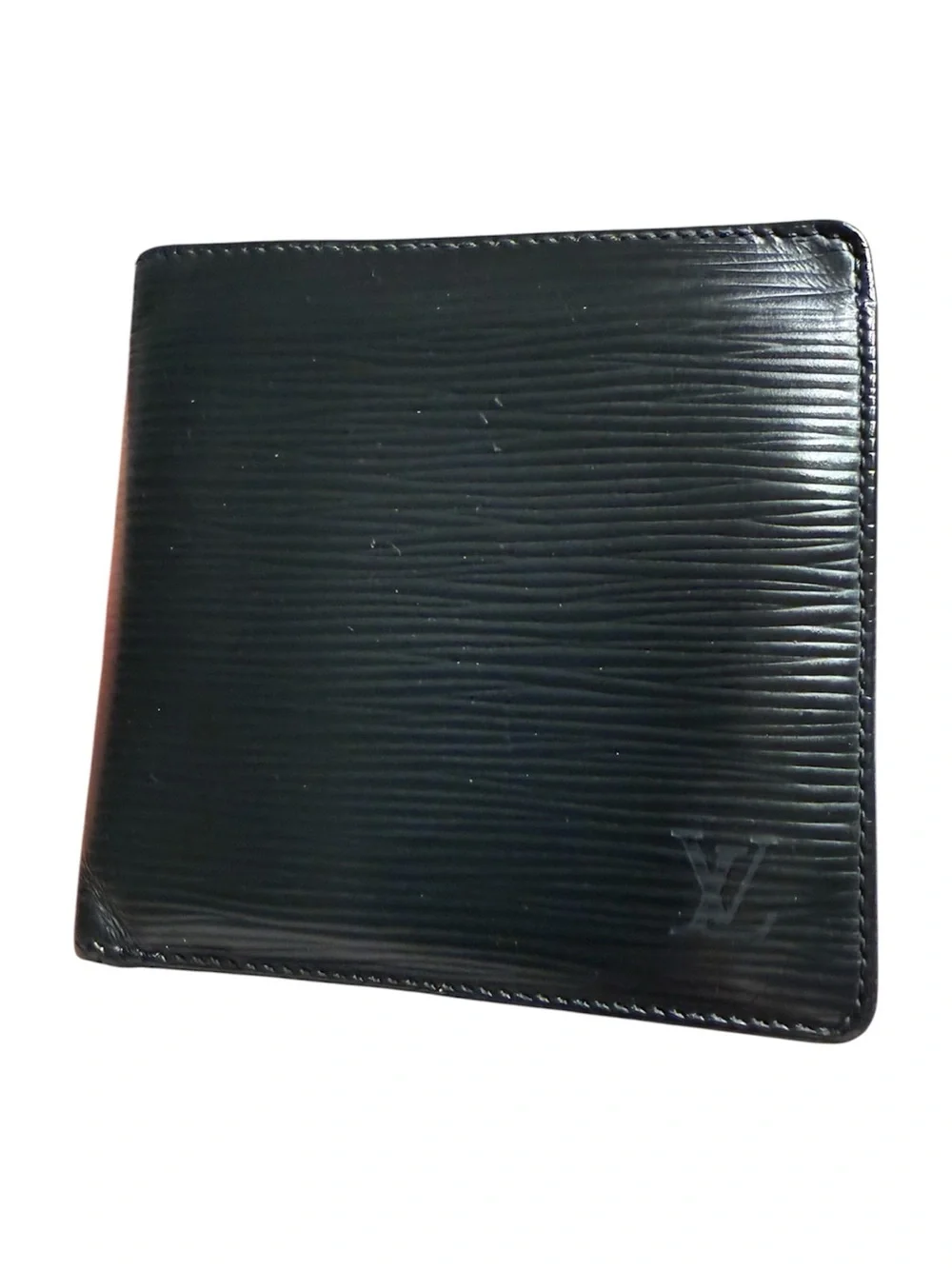 ✨$775 Men’s Louis Vuitton Black Taiga Leather Bifold Wallet